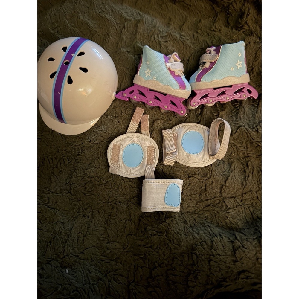 American Girl Skates Helmet Knee Pads and Elbow Pad 2013